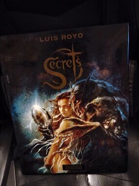 1996 LUIS ROYO SECRETS Hardcover Art Book - Like New